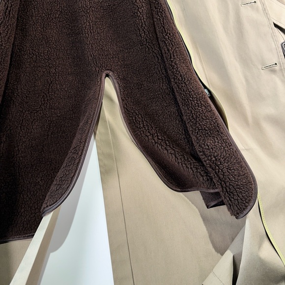 London Fog vintage mens trench coat relaxed cotton blend zip out liner 40R - Picture 10 of 16